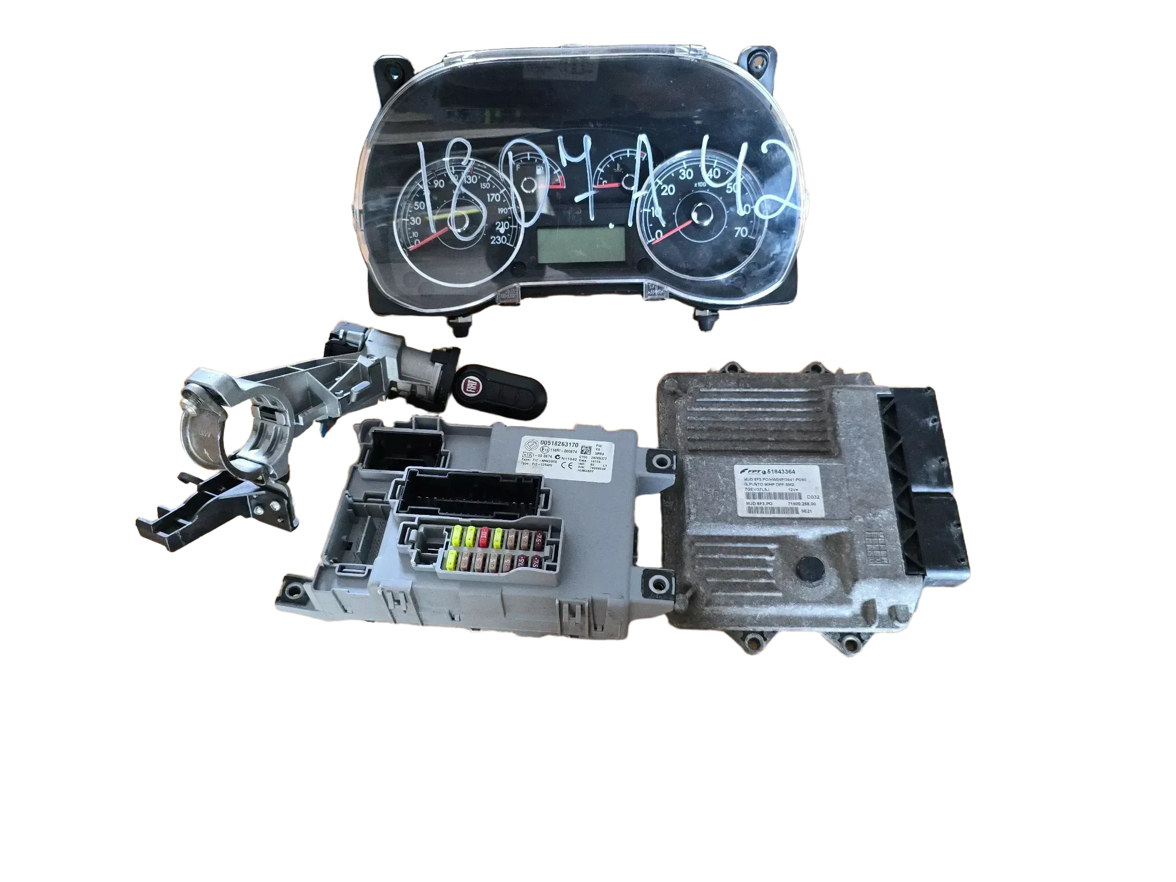 51843364 Motorsteuergerät Set für FIAT GRANDE PUNTO - Bild 1