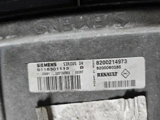 Renault Scenic 1,8l Zündschloß SET Motorsteuergerät 8200214973 Automatik - Bild 3