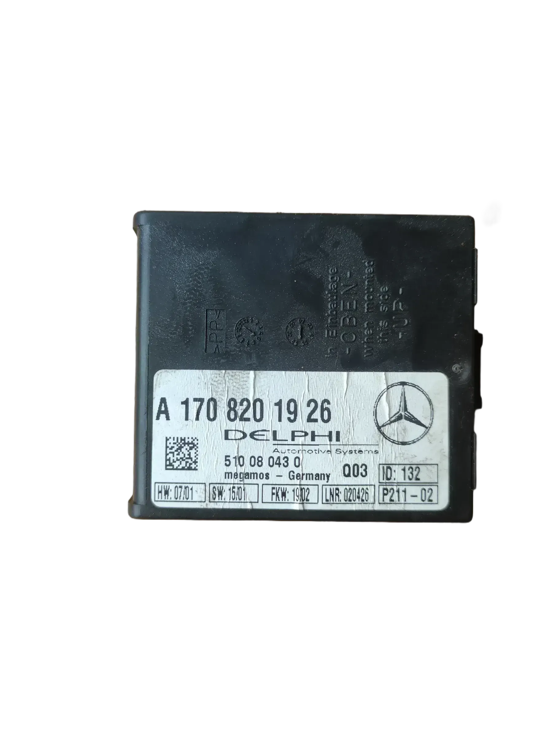 MB Mercedes Benz SLK R170 Steuermodul Alarmanlage Steuergerät A1708201926 - Bild 1