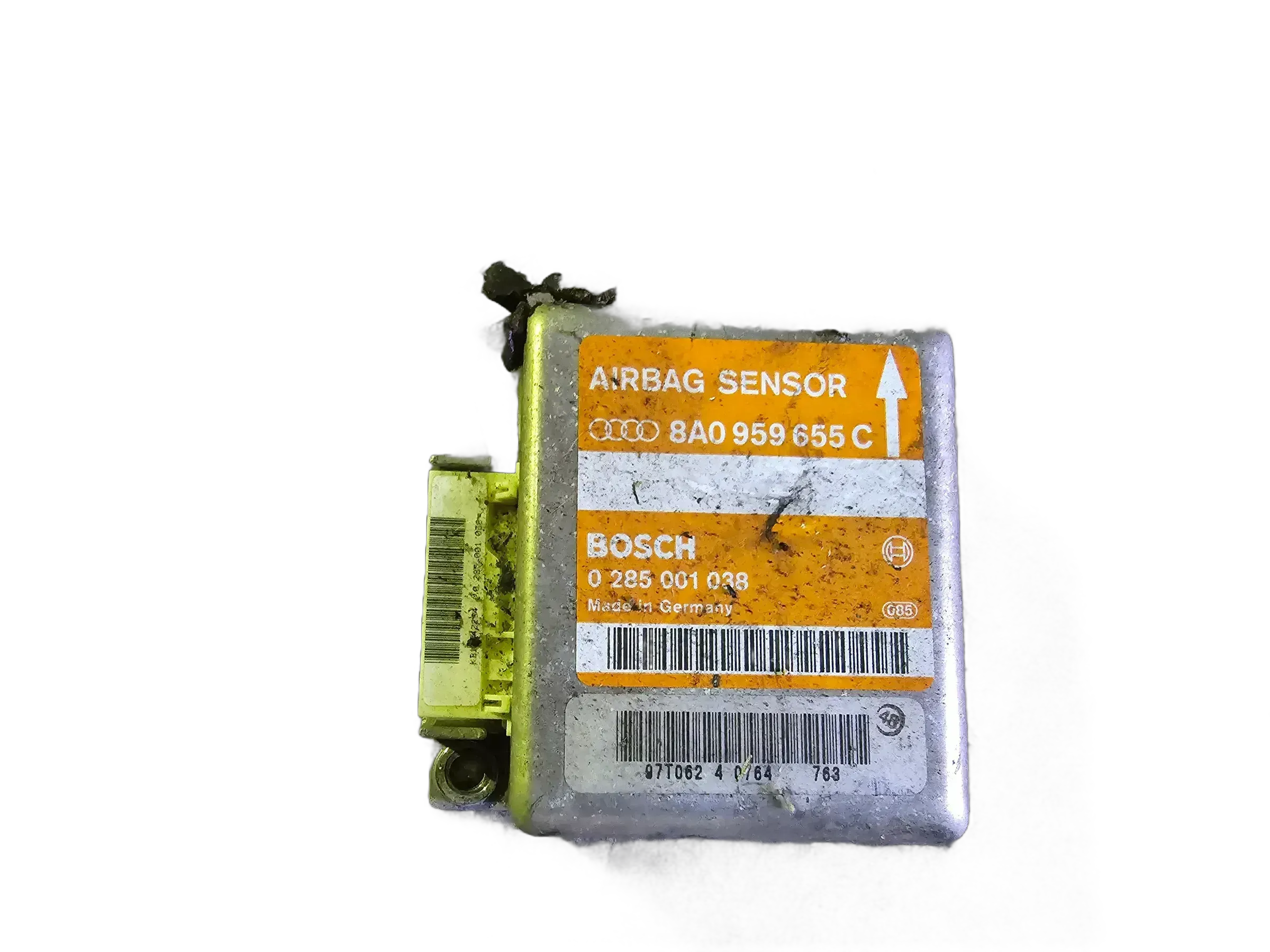 Airbag Steuergerät Audi 80 Cabrio Coupe 8A0959655C Bosch 0285001038 - Bild 1
