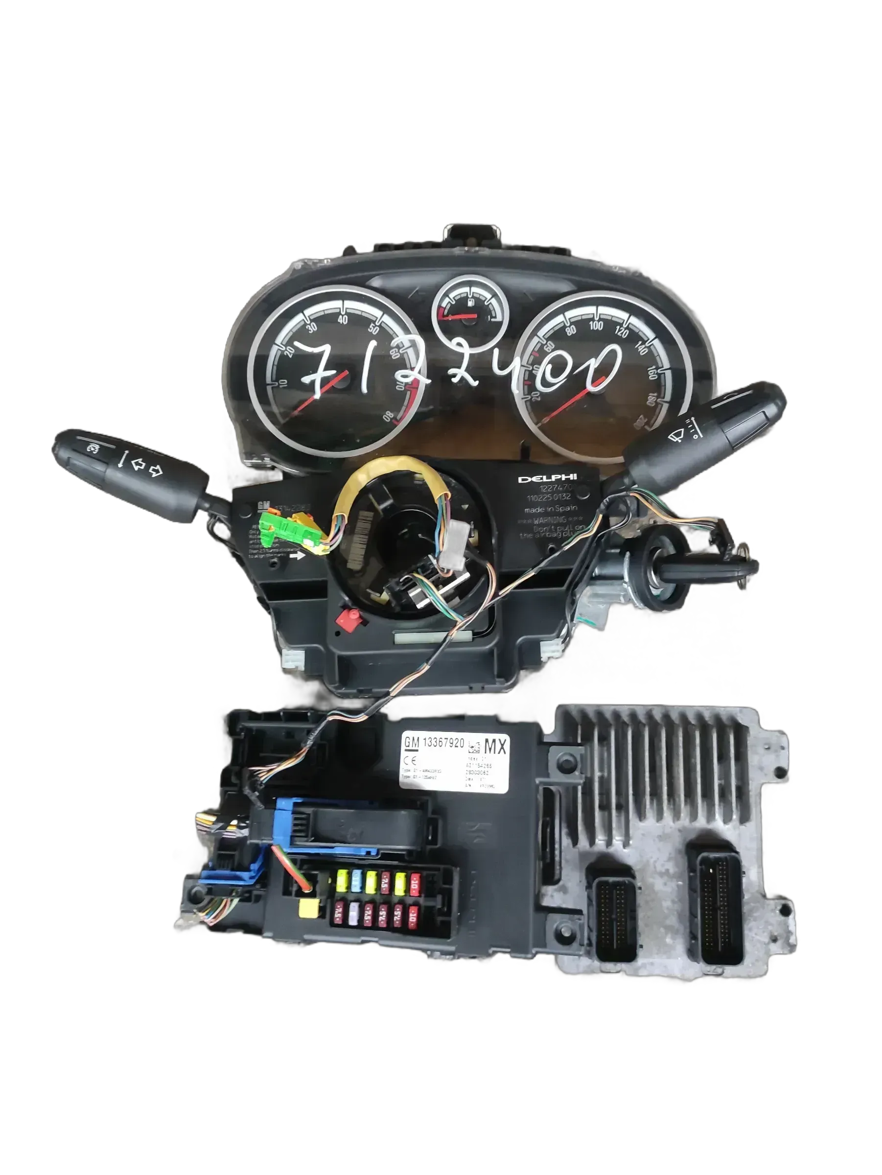 Motorsteuergerät  Set 55580499 Opel Corsa D A12XER 1.2 MSG ECU - Bild 1