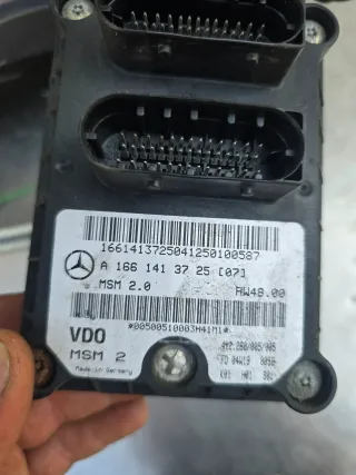 Mercedes-Benz Vaneo W414 1.6 Drosselklappe Motorsteuergerät Set A1661413725 - Bild 5
