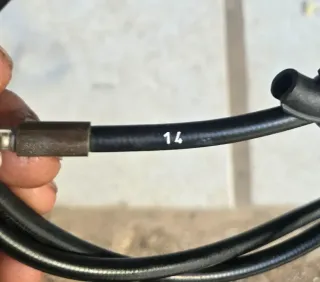 Saab 9-3 Cabrio Hydraulik Schlauch Druckleitung Verdeck Nr. 14 - Bild 2