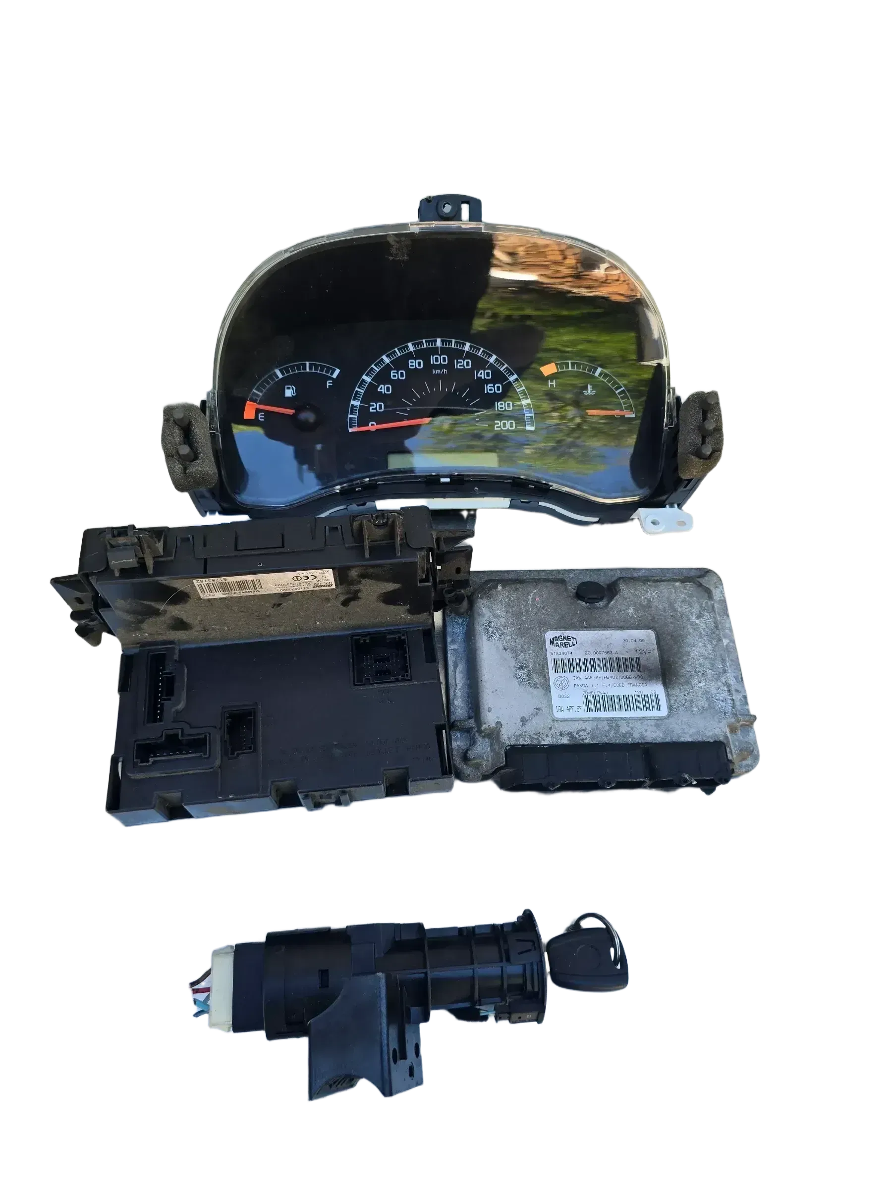 Fiat Panda Motorsteuergerät Set 51834074 - Bild 1