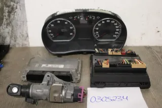 VW Polo 9N Steuergerät Motorsteuergerät 03E906033L Set - Bild 1