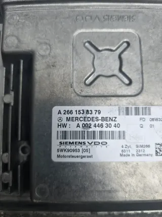 MERCEDES W169 A170 Motorsteuergerät Satz A2661538379 - Bild 4