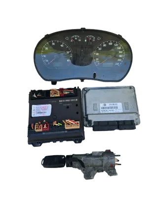 Motorsteuergerät Set 03E906033  Siemens VW Polo 9N 1.2 12V - Bild 1
