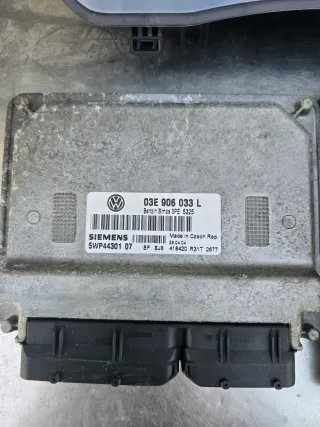 VW Polo 9N 1,2 47kw 03E906033L 64PS AZQ Motorsteuergerät Wegfahrsperre Set - Bild 4
