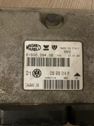 Original VW Golf 4 Steuergerät Set 036 906 014 M - Bild 2