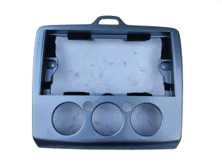 Verkleidung Mittelkonsole Rahmen vorne Silber 4M5118522ADW Ford Focus II 2 Cabrio - Bild 1