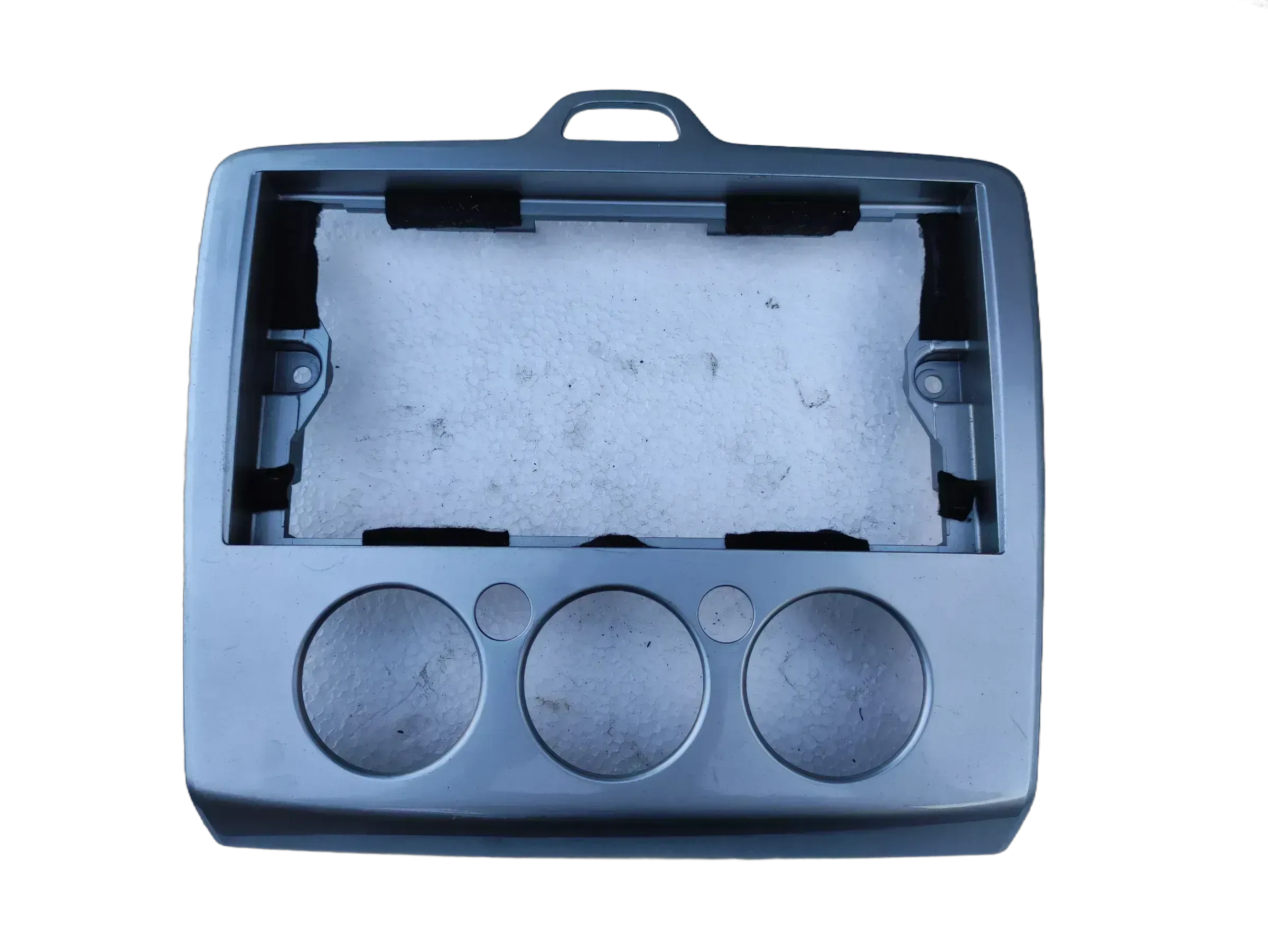 Verkleidung Mittelkonsole Rahmen vorne Silber 4M5118522ADW Ford Focus II 2 Cabrio - Bild 1