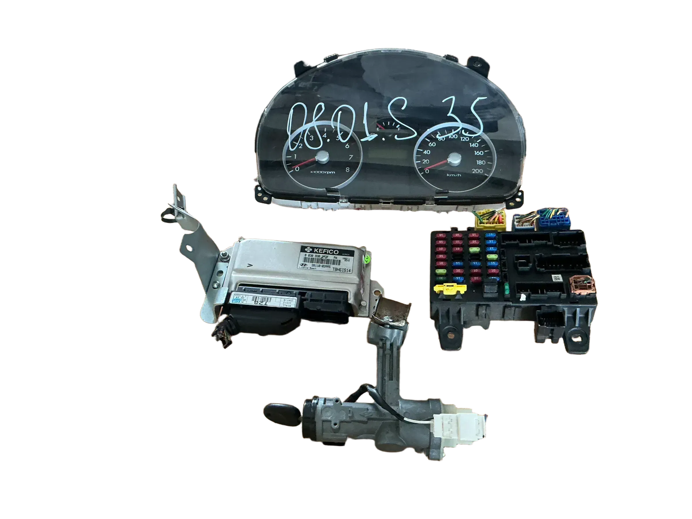Motorsteuergerät Set 9030930372F Hyundai Getz 1.1 Liter - Bild 1