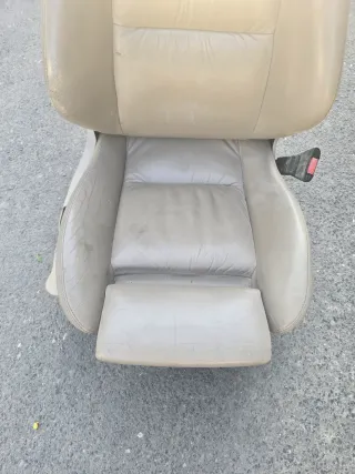 Sitz Leder Opel Astra G Cabrio Beige Vorne Rechts Sitzheizung Beifahrersitz - Bild 2