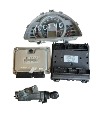 Steuergerät Set Dieseleinspritzung 0281011721 045906019BN VW FOX 5Z - Bild 1
