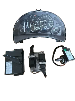 Opel Corsa C Motorsteuergerät Set  0261206072 1.2 16V  Steuergerät 09115111 - Bild 1
