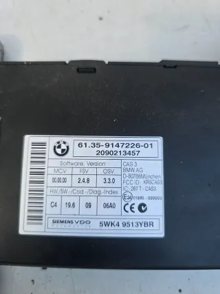 BMW N54 E90 E60 2007-2013 Motorsteuergerät ECU SET DME+CAS3 7592080 - Bild 3