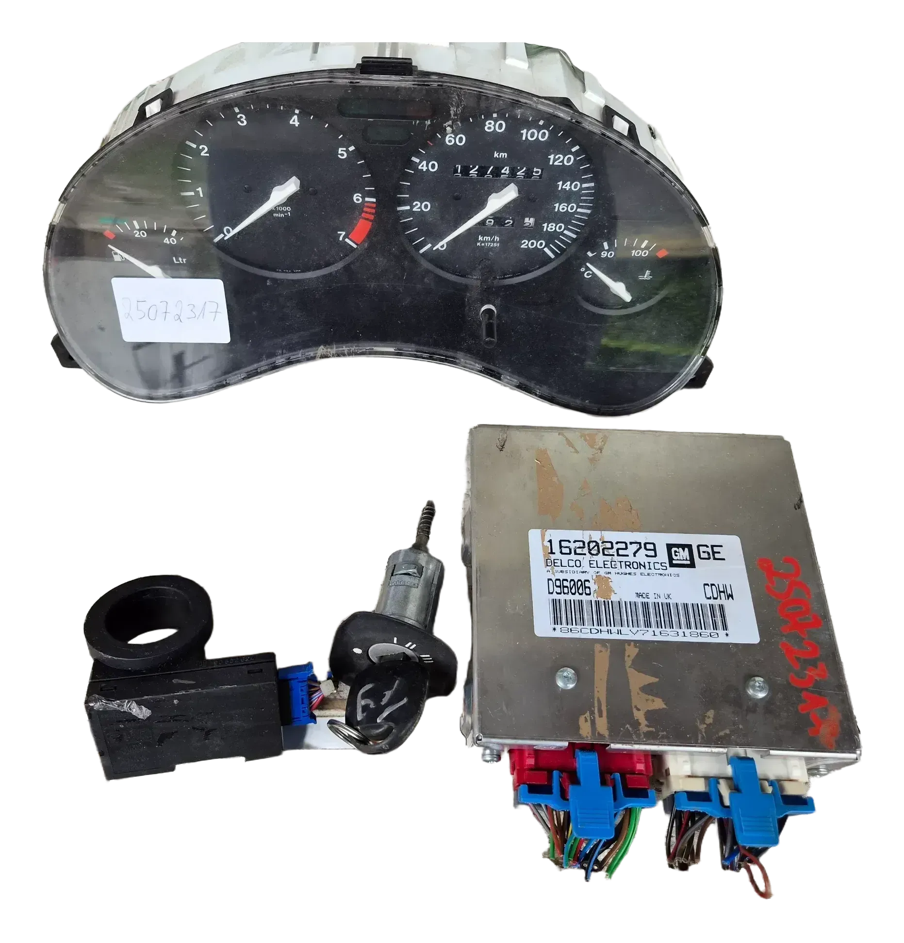 16202279 motorsteuergerät für OPEL CORSA B SWING 1993 41201 673833 - Bild 1