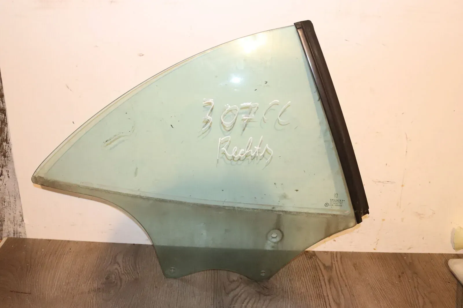 Seitenscheibe Türscheibe Fensterscheibe Peugeot 307cc hinten rechts - Bild 1
