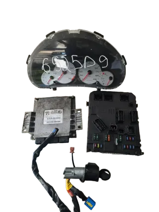 Peugeot 206 Magneti Marelli Motorsteuergerät Set 9645989480 9646570680 - Bild 1