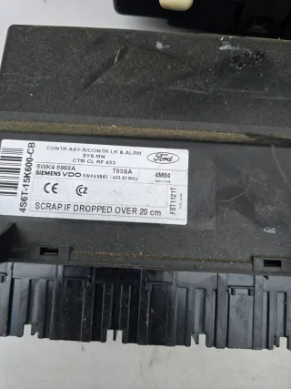 Motorsteuergerät Set FORD FUSION 1.4 TDCi 3S6112A650HC - Bild 3