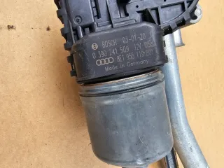 Original Audi A4 B6 Cabrio 8E Scheibenwischermotor mit Gestänge vorne 8E1955119 - Bild 4