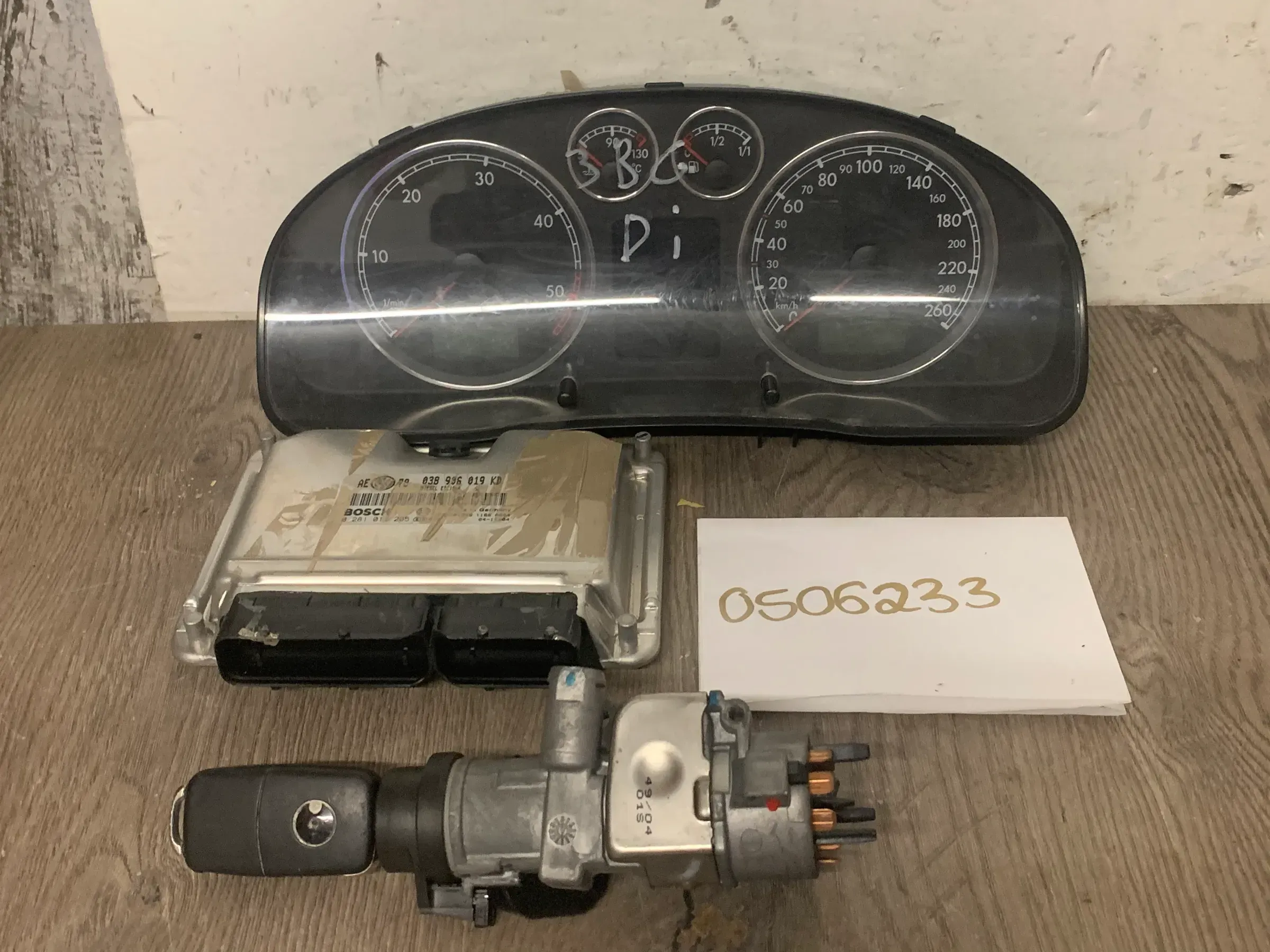 Original VW Passat 3BG Diesel Steuergerät Set Automatik 038 906 019 KD - Bild 1