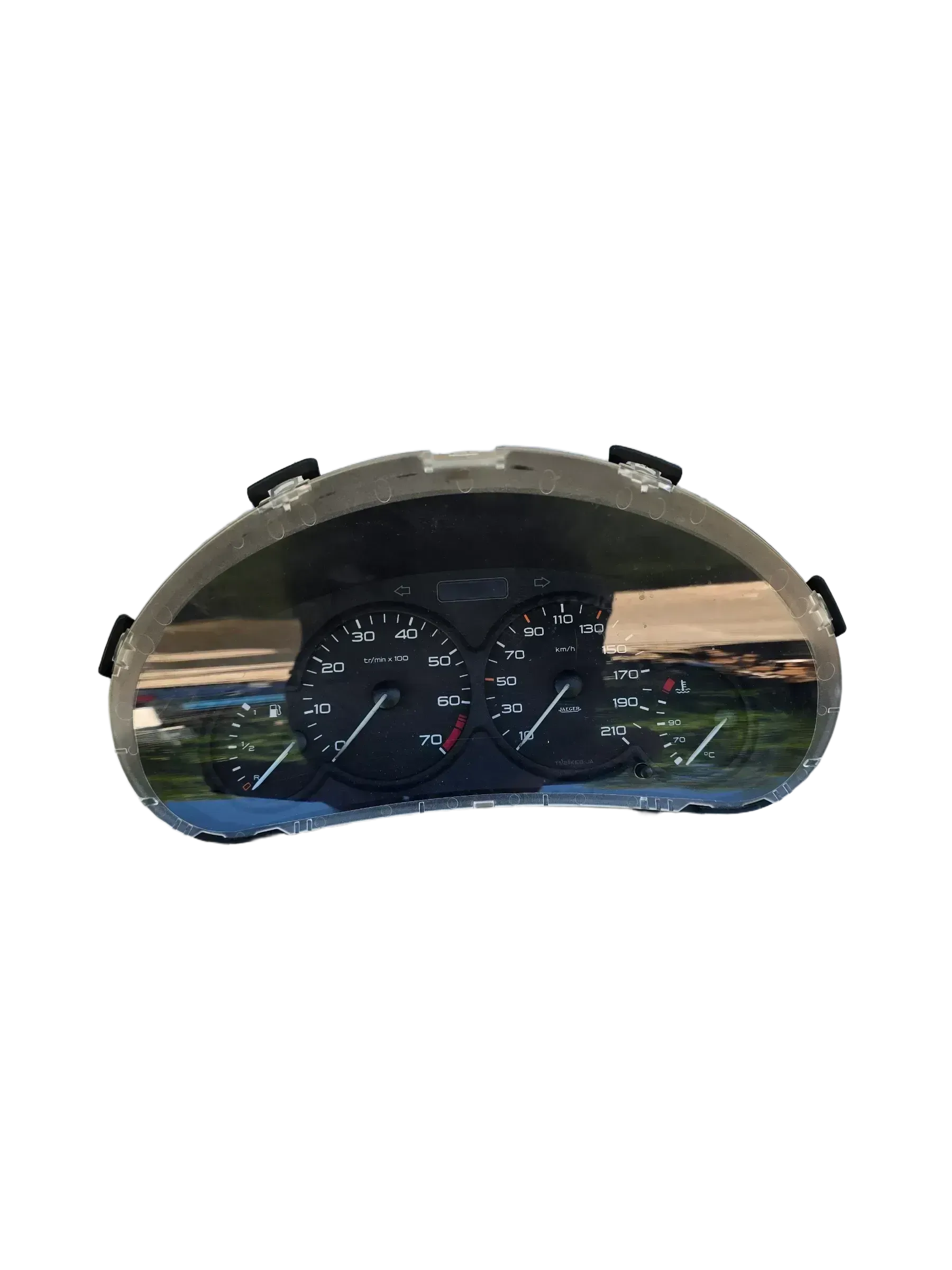 Kombiinstrumente Tacho Peugeot 206 1Jäger 2x Stecker  09031989901 9634961180 - Bild 1