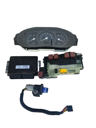 Renault Clio II 1,2 16V 55kW Siemens Motorsteuergerät Set 7700114022 7700110471 - Bild 1