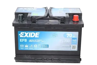 EL700 EXIDE EFB Start-Stop 12V 70Ah 720A (EN) - Bild 1