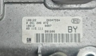Opel Corsa C 1.0 (Z10XE) Motorsteuergerät Set 0261206072 - Bild 5