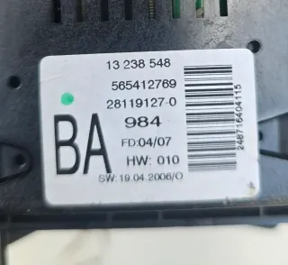 Opel Zafira B Astra H Bordcomputer Display Infodisplay GM 13238548 BA - Bild 3
