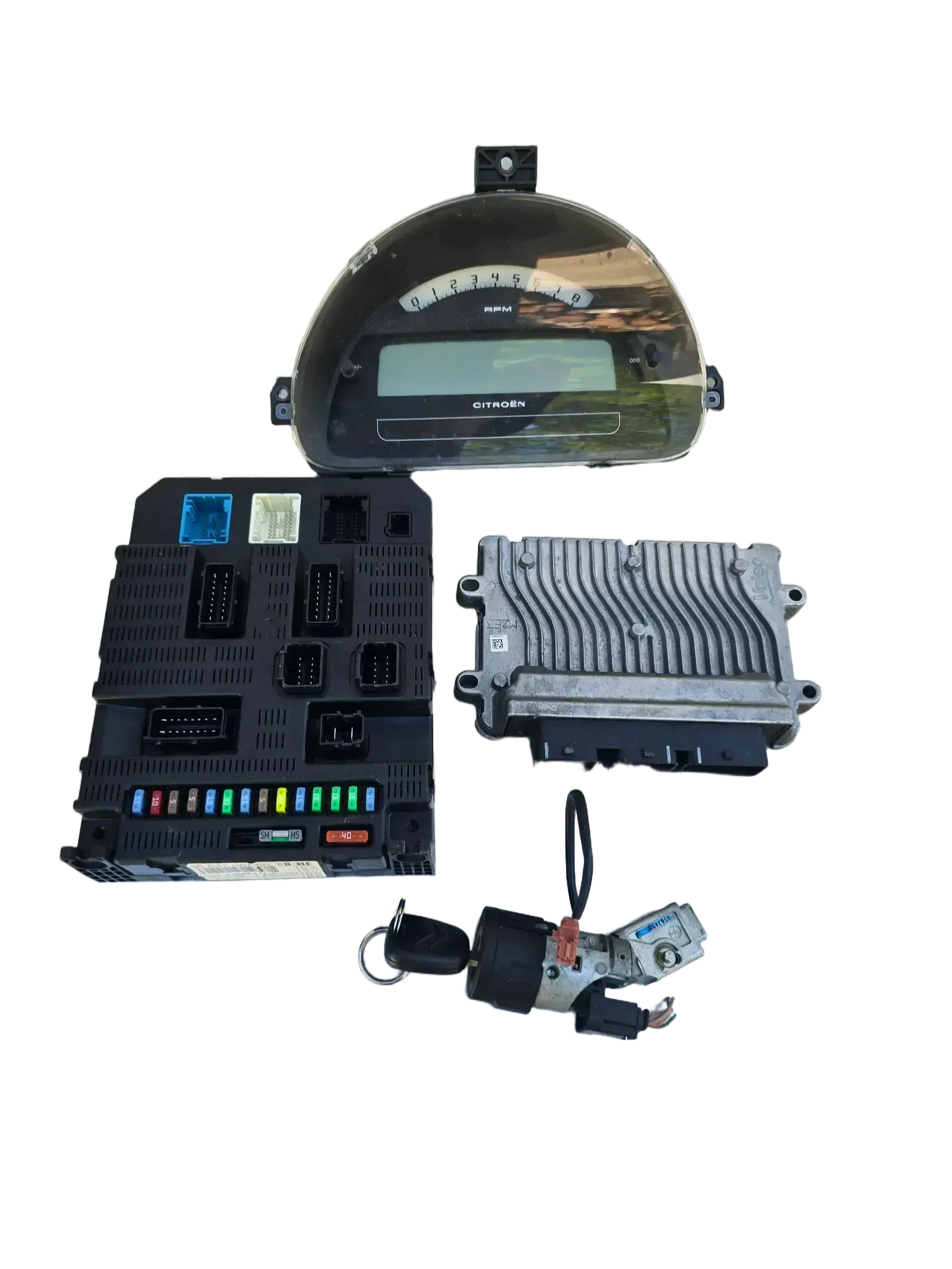 Motorsteuergerät Set SW9663306680 Citroen C3 (FC) 1.4 54kW 73PS - Bild 1