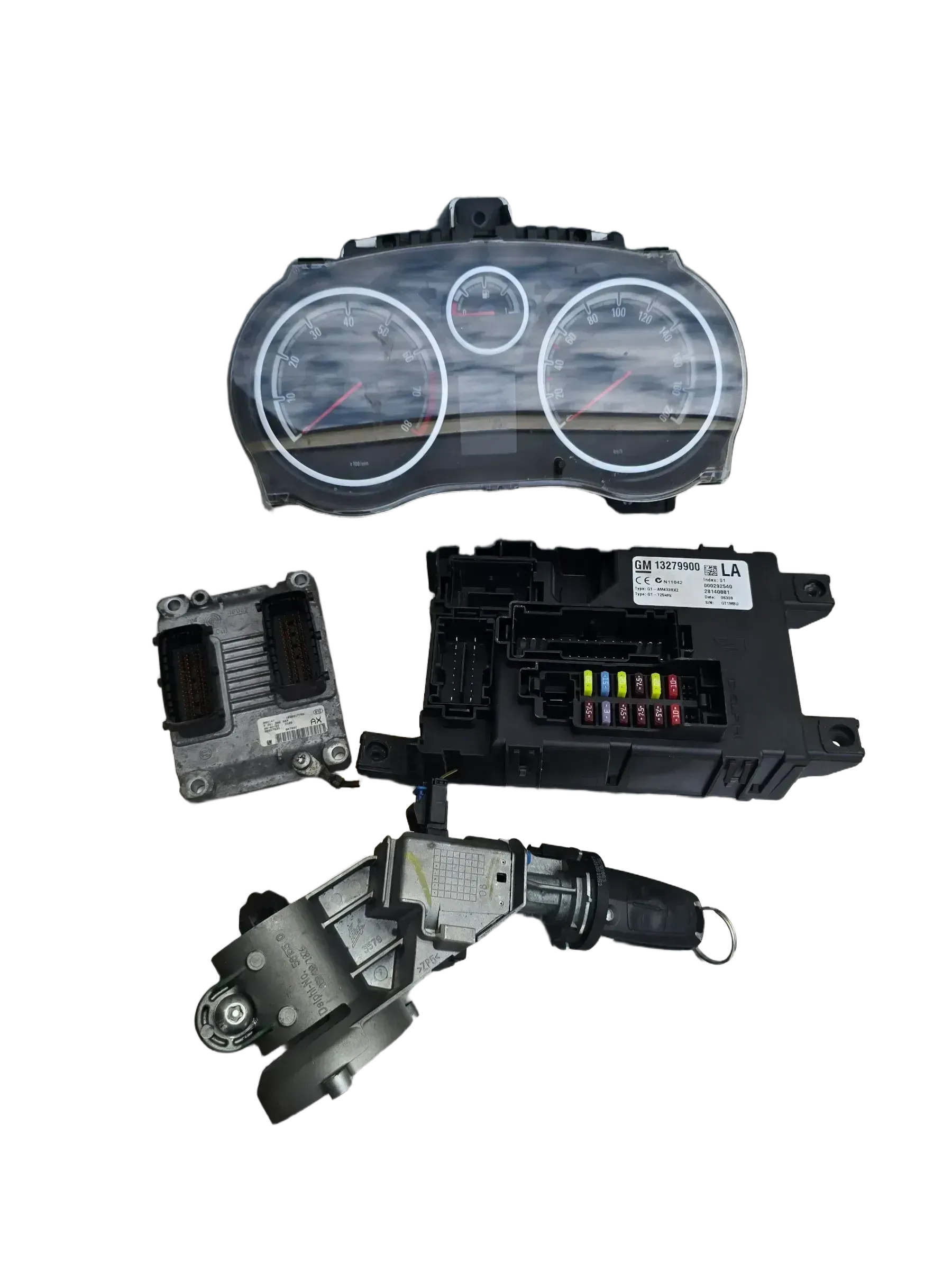 Opel Corsa D 1.2 Benzin Z12XEP  Motorsteuergerät Satz 0261208940 55557933 AX - Bild 1