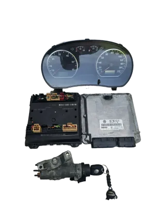 Motorsteuergerät Wegfahrsperre SET 03C906013B VW Polo 9N3 - Bild 1