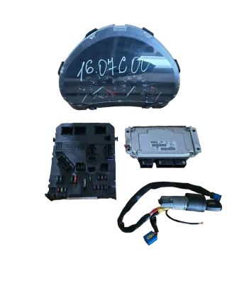Steuergerät Peugeot 206 1,6l 16V 80KW 0261207477 9647481580 ECU ECM UNLOCK - Bild 1