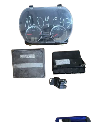 Motorsteuergerät Set Ford Fiesta V 1.4 16V 59KW 4S6112A650NC - Bild 1