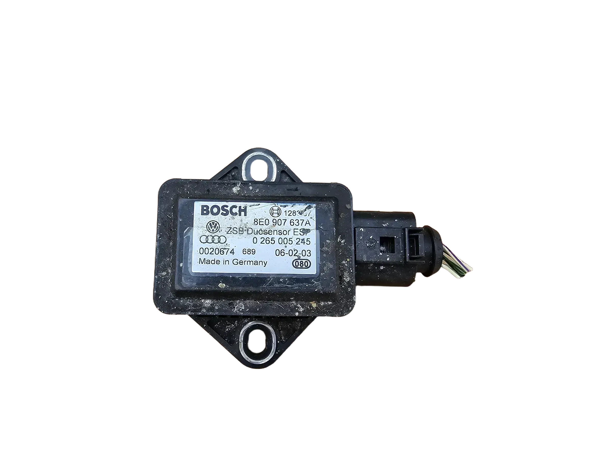 Audi A4 B6 Cabrio - Drehratensensor Steuergerät Sensor 8E0907637A - Bild 1