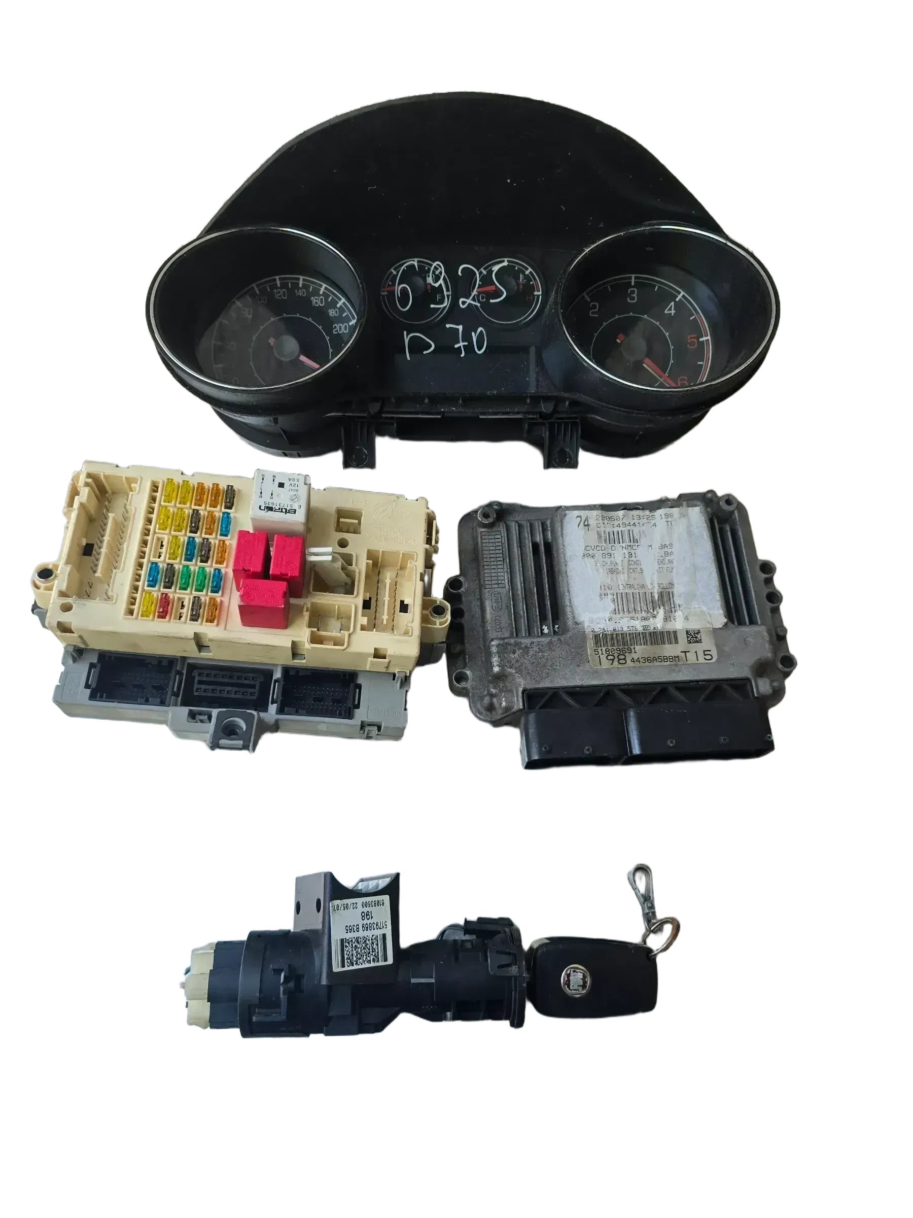 Motorsteuergerät Set Fiat Bravo 198 1.9 - 0281013578 - Bild 1