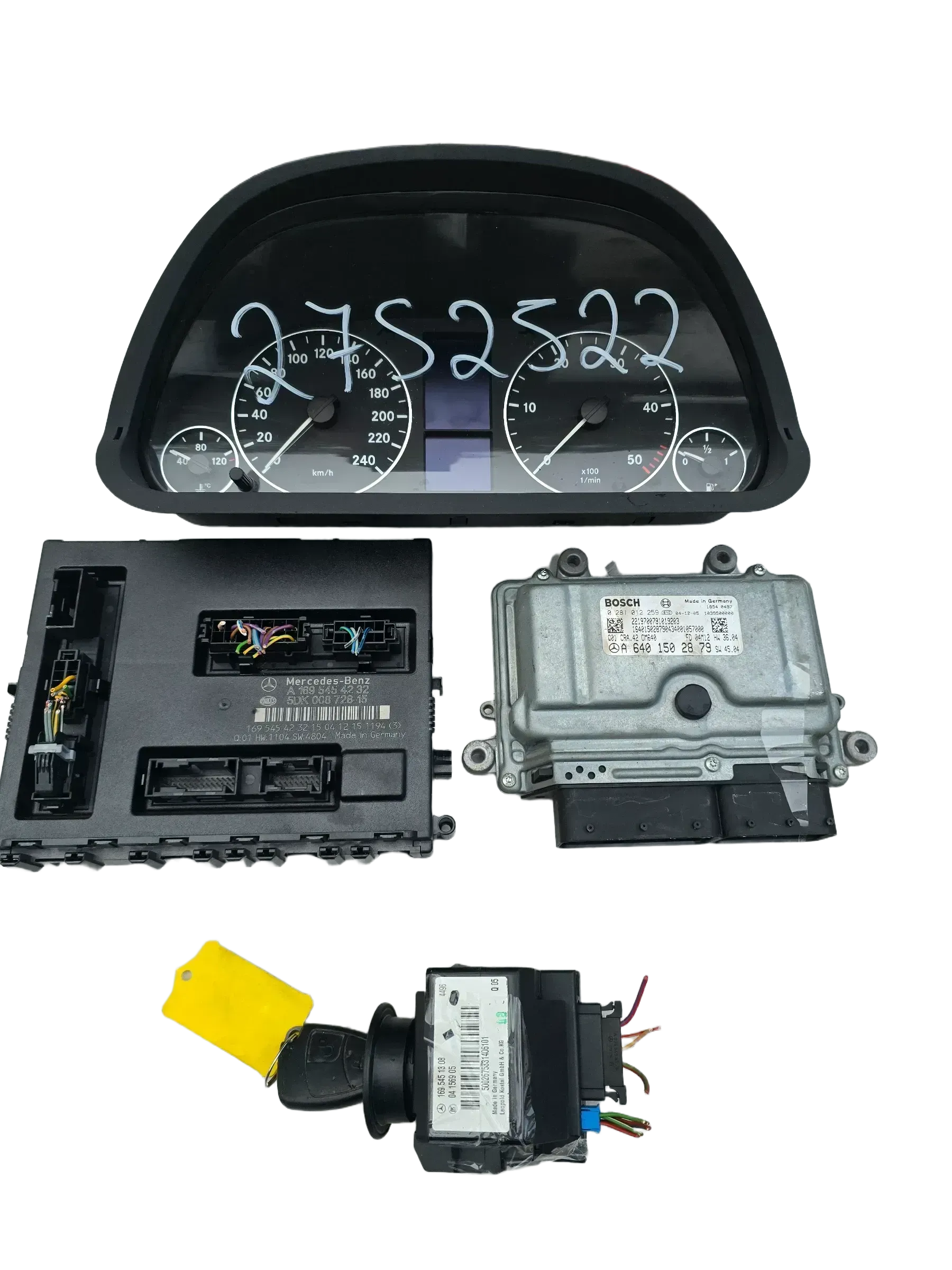 Mercedes Benz Motorsteuergerät Set W169 A-Klasse CDI  a6401502879 - Bild 1