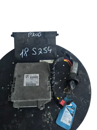 Steuergerät Einspritzung Motorsteuergerät Set 9635991380 Peugeot 206 - Bild 1