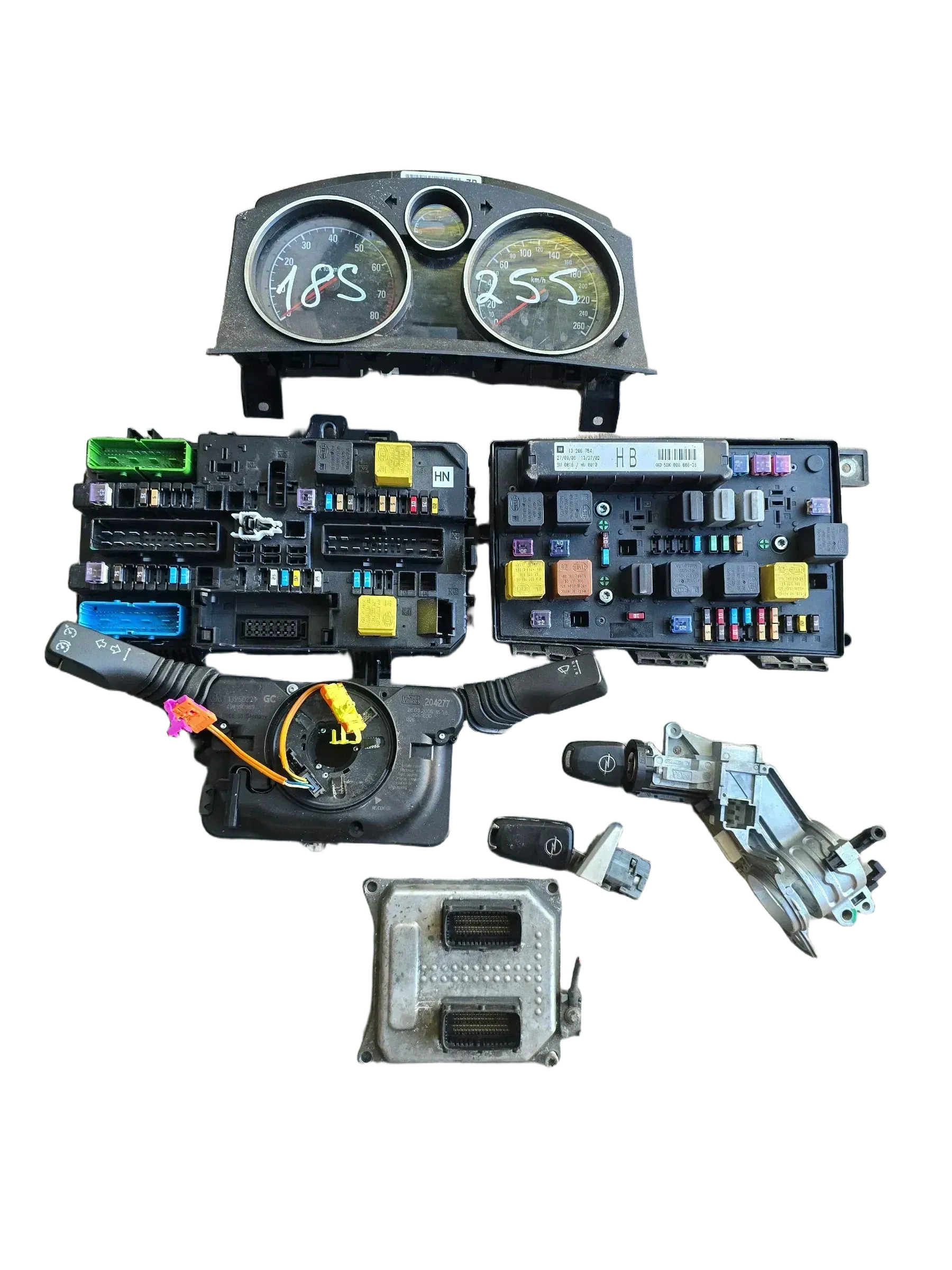 Motor Steuergerät Set 12992406 Opel Astra H 1.8 103kW 140PS - Bild 1