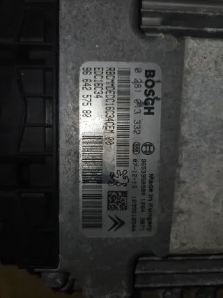 Original Peugeot 307 Steuergerät Set 0281013332. 9664257580 - Bild 2