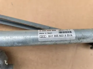 Original Audi A4 B6 Cabrio 8E Scheibenwischermotor mit Gestänge vorne 8E1955119 - Bild 3
