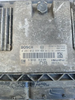 Opel Astra H 1.7 CDTI Motorsteuergerät Set 55560810 DB 0281012694 - Bild 4