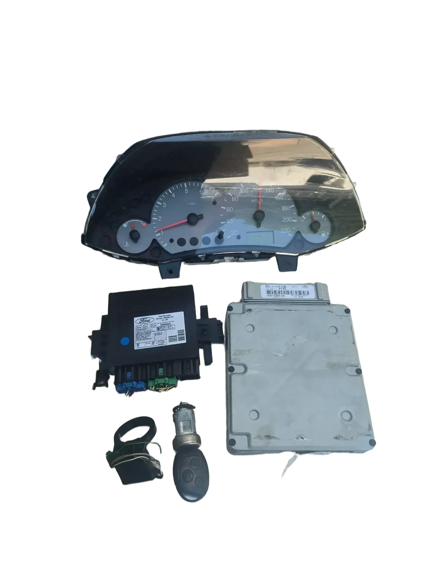 Original Ford Focus Mk1 Motorsteuergerät Satz 98AB-12A650-DAB - Bild 1