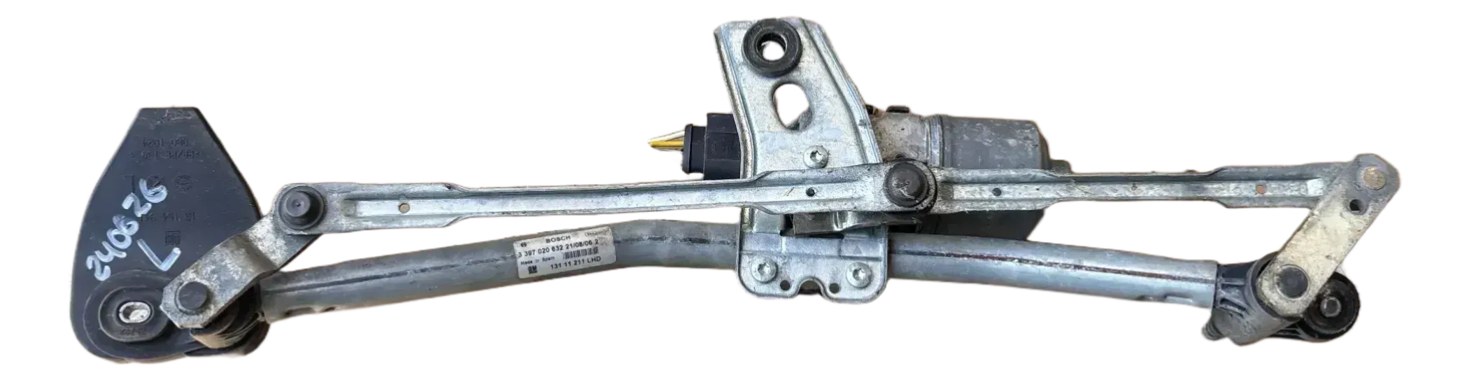 Scheibenwischermotor vorne mit Gestänge Opel Astra H 13111211 0390241538 - Bild 1