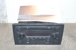 Radio CD & Kassette (ohne Code) 8E0035195C Audi A4 8E B6 Original - Bild 1