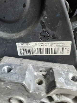 Motor VW BFS 1.6 Benzin 102 ps ohne Anbauteile 192tkm - Bild 6