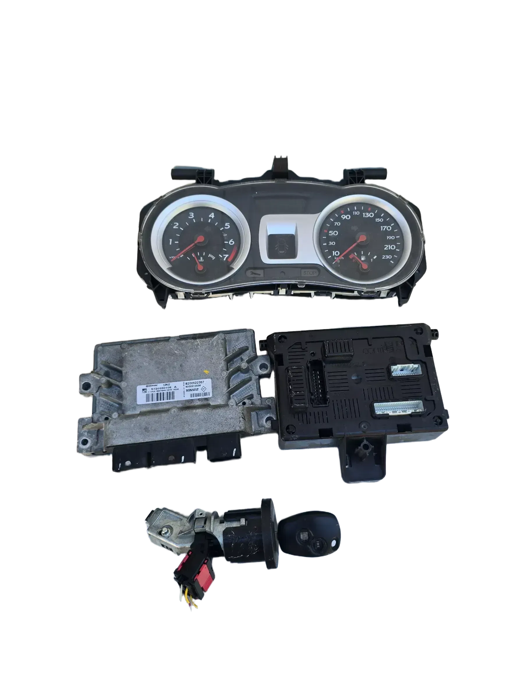 Motorsteuergerät Set Renault Clio III   8200522357 1.2 16V - Bild 1