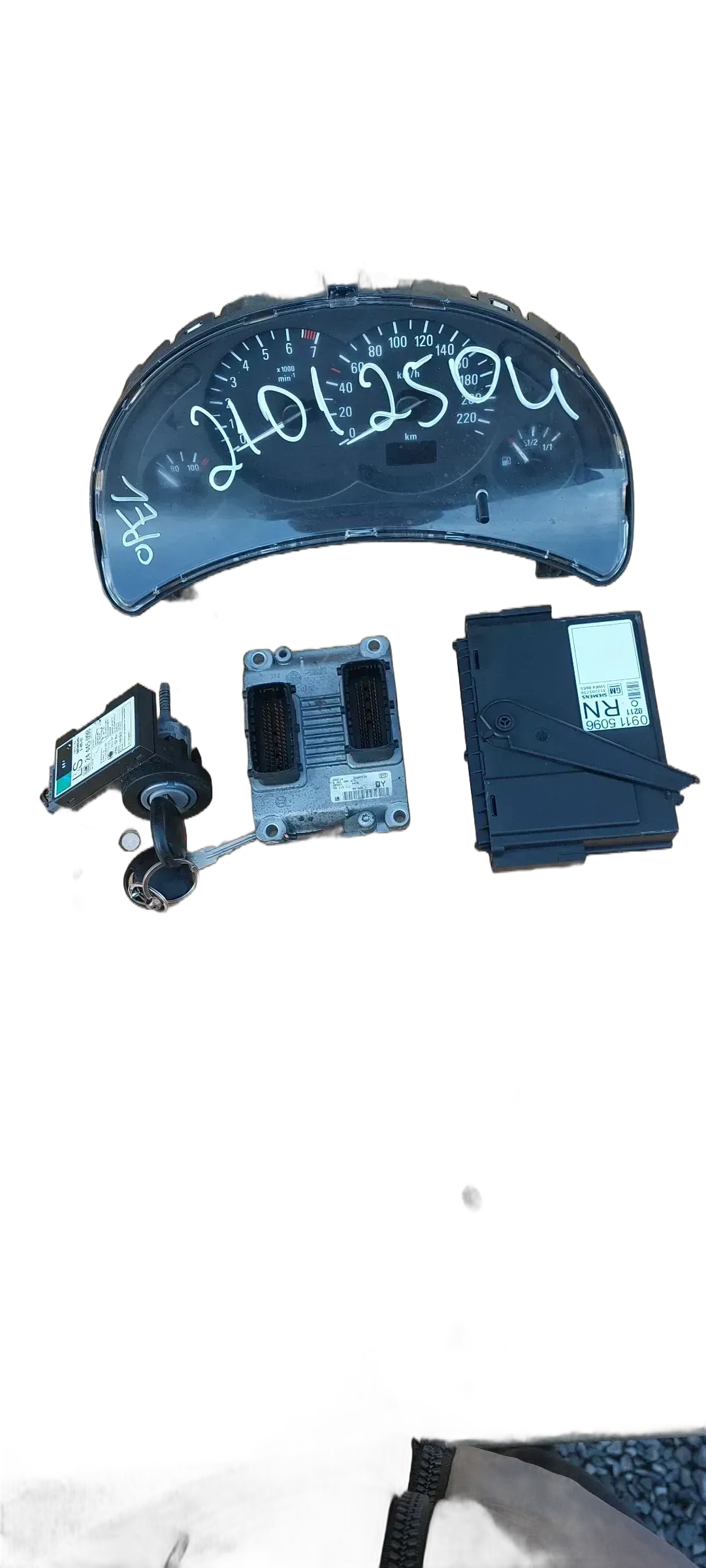 ORIGINAL Steuergerät Set 0261206072  Opel Corsa C GM Bosch 26sA7134 - Bild 1